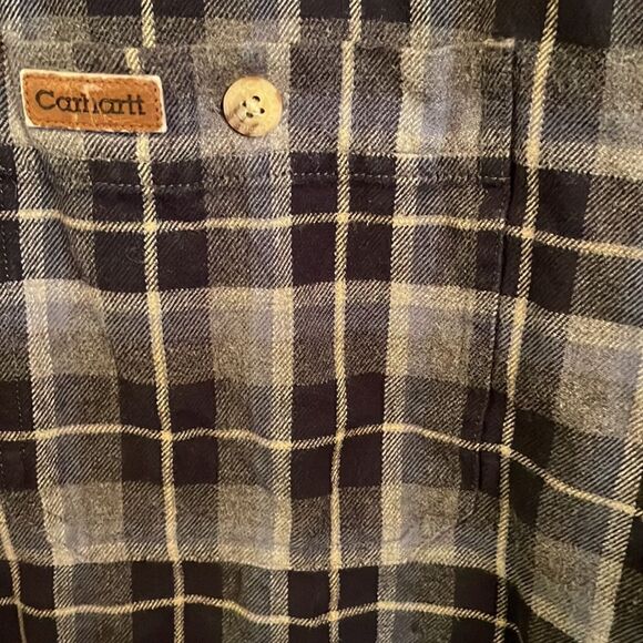 Carhartt Mens Cotton Flannel Shirt - 2XL - Picture 3 of 7